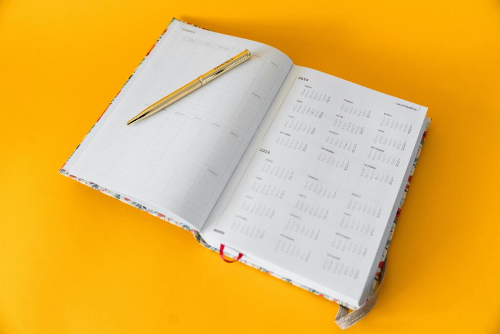 Free stock photo of 2025, 2025 calendar, 2025 planner